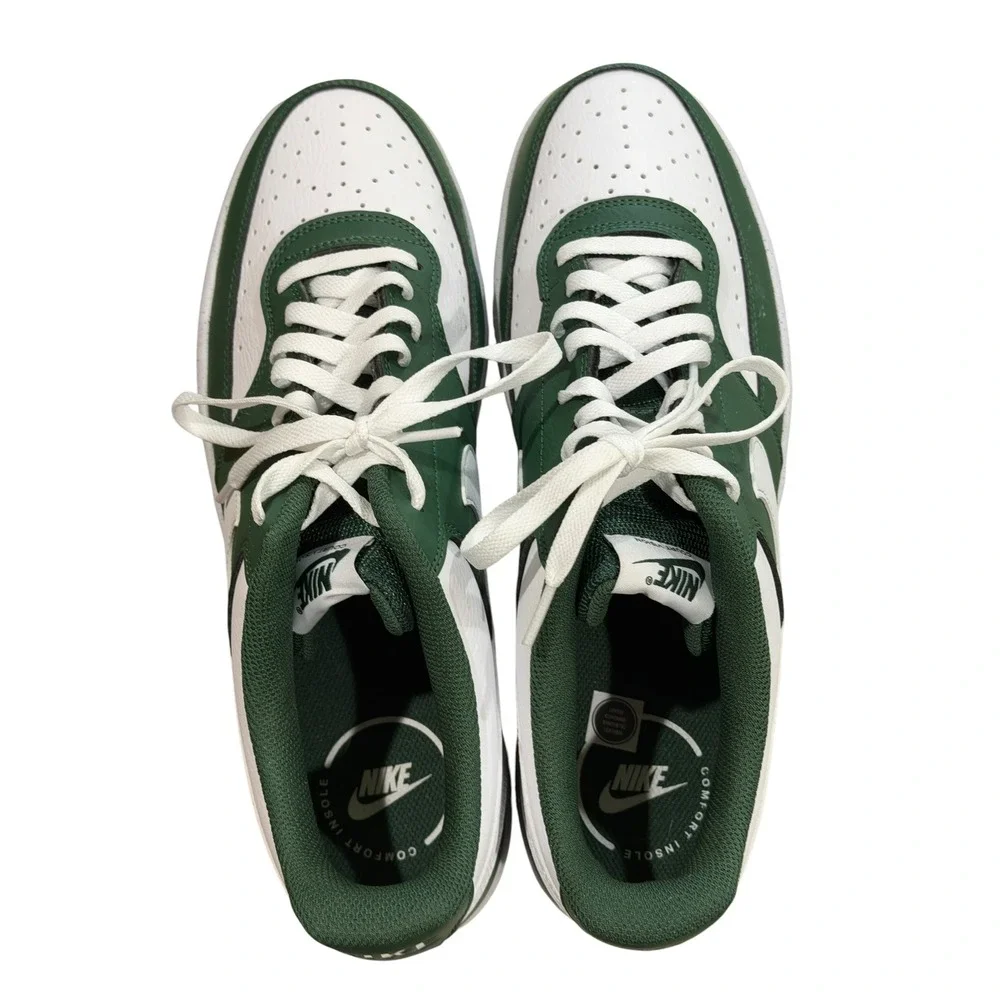 Nike Court Vision Low Mens Green White Sneakers HM9862-300 Streetwear Shoe